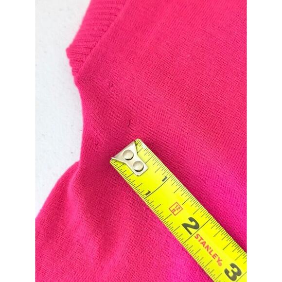Banana Republic Sweater Crop P/XS Pink Silk Blend Long Sleeve Button Cardigan - Picture 8 of 8